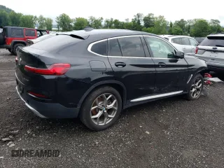 2020 BMW X4 xDrive30i with VIN 5UX2V1C06L9B74345, listed as a Copart auction lot 57495183 with 0 mi miles. Bid and sale history available at carsss.com. Image 3.