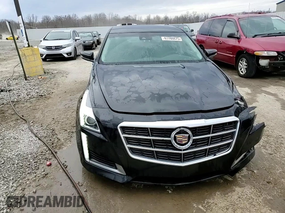 2014 Cadillac CTS Luxury RWD with VIN 1G6AR5SX9E0153908, listed as a Copart auction lot 47786675 with 157,989 mi miles and Salvage Title. Bid and sale history available at carsss.com. Image 13.