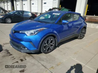 2018 Toyota C-HR XLE with VIN NMTKHMBX8JR037684, listed as a Copart auction lot 50486505 with 103,243 mi miles and Salvage Title. Bid and sale history available at DreamBid. Image 1.