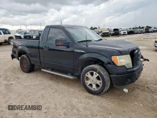 2009 Ford F-150 XL with VIN 1FTRF12W89KB74882, listed as a Copart auction lot 60924495 with 401,265 mi miles and Salvage title. Bid and sale history available at DreamBid. Image 4.