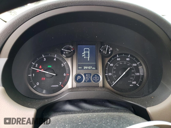 2017 Lexus GX with VIN JTJJM7FX8H5153422, listed as a Copart auction lot 41570193 with 39,107 mi miles. Bid and sale history available at carsss.com. Image 9.
