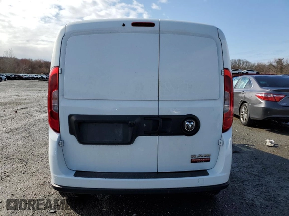 2022 Ram ProMaster City Cargo Tradesman with VIN ZFBHRFAB0N6W68559, listed as a Copart auction lot 51161655 with 57,072 mi miles and Salvage title. Bid and sale history available at DreamBid. Image 6.