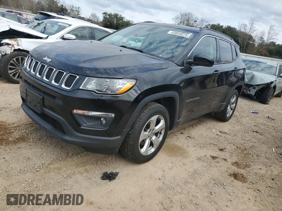 2019 Jeep Compass Altitude z VIN 3C4NJDBB5KT657021, wystawiony jako Copart lot #44572335 z przebiegiem 64 159 mil mil oraz Szkoda całkowita • Salvage title. Historia ofert i sprzedaży dostępna na DreamBid. Obrazek 1.