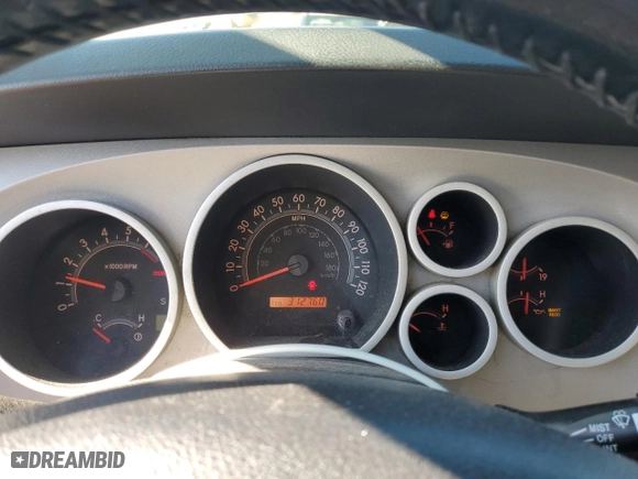 2007 Toyota Tundra SR5 with VIN 5TBDV54167S478295, listed as a Copart auction lot 48023065 with 312,760 mi miles and Salvage Title. Bid and sale history available at carsss.com. Image 9.