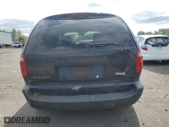 2007 Dodge Caravan SE z VIN 1D4GP25R57B143802, wystawiony jako Copart lot #58398105 z przebiegiem 187 468 mil mil oraz Czysty tytuł • Clean title. Historia ofert i sprzedaży dostępna na DreamBid. Obrazek 6.