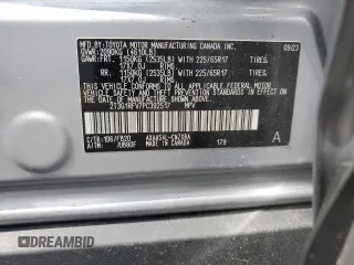 2023 Toyota RAV4 LE с VIN 2T3G1RFV7PC392517, выставлен на аукционе Copart как лот 57244215 с пробегом 19 772 миль миль и Списание • Salvage title. История ставок и продаж доступна на DreamBid. Изображение 12.