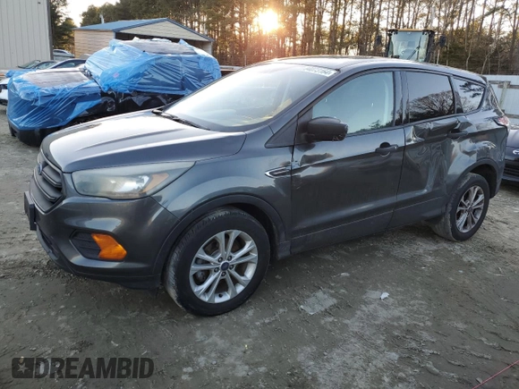 2018 Ford Escape S with VIN 1FMCU0F76JUA17509, listed as a Copart auction lot 84073164 with 162,812 mi miles and Salvage Title. Bid and sale history available at carsss.com. Image 1.