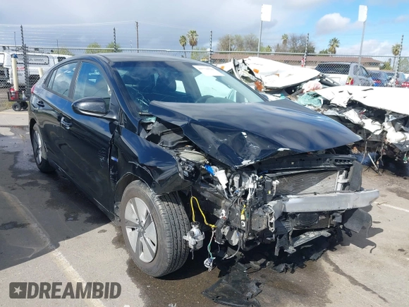 2019 Hyundai Ioniq Blue with VIN KMHC65LC3KU175915, listed as a IAAI auction lot 41778594 with 109,977 mi miles and . Bid and sale history available at DreamBid. Image 1.