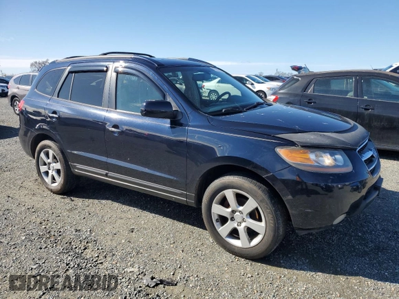 2007 Hyundai Santa Fe SE with VIN 5NMSH73E67H112832, listed as a Copart auction lot 45397715 with 242,045 mi miles and Salvage title. Bid and sale history available at DreamBid. Image 4.