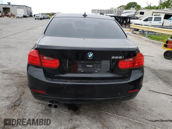 2015 BMW 3 Series 328i with VIN WBA3C1C58FK120706, listed as a Copart auction lot 54318135 with 119,988 mi miles and Salvage title. Bid and sale history available at DreamBid. Image 6.