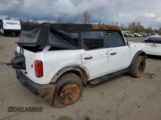 2023 Ford Bronco with VIN 1FMEE5BP0PLB59328, listed as a Copart auction lot 47301845 with 24,699 mi miles and Salvage Title. Bid and sale history available at carsss.com. Image 3.
