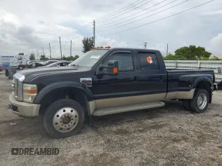 2008 Ford F-450 XL with VIN 1FTXW43R08EB85034, listed as a Copart auction lot 74573654 with 168,527 mi miles and Salvage Title. Bid and sale history available at carsss.com. Image 1.
