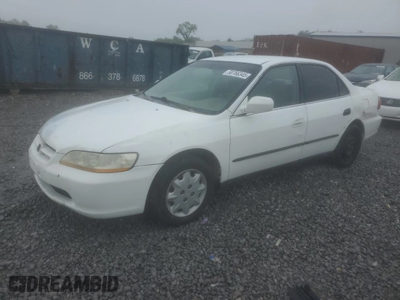 1999 Honda Accord LX z VIN 1HGCG5644XA113195, wystawiony jako Copart lot #58766345 z przebiegiem 187 114 mil mil oraz Szkoda całkowita • Salvage title. Historia ofert i sprzedaży dostępna na DreamBid. Obrazek 1.