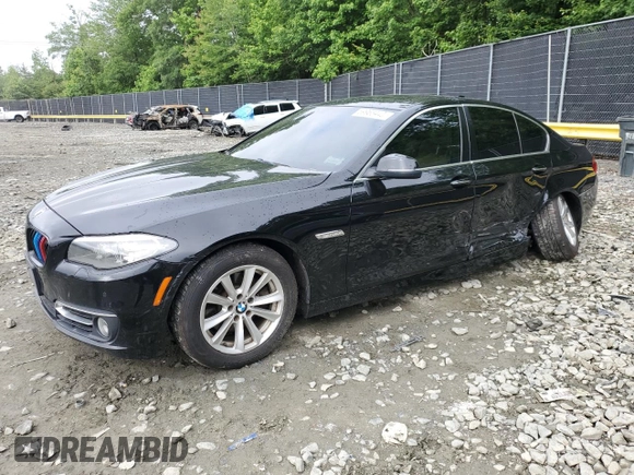 2015 BMW 5 Series 528i xDrive with VIN WBA5A7C5XFD623143, listed as a Copart auction lot 59965445 with 153,029 mi miles and Salvage title. Bid and sale history available at DreamBid. Image 1.