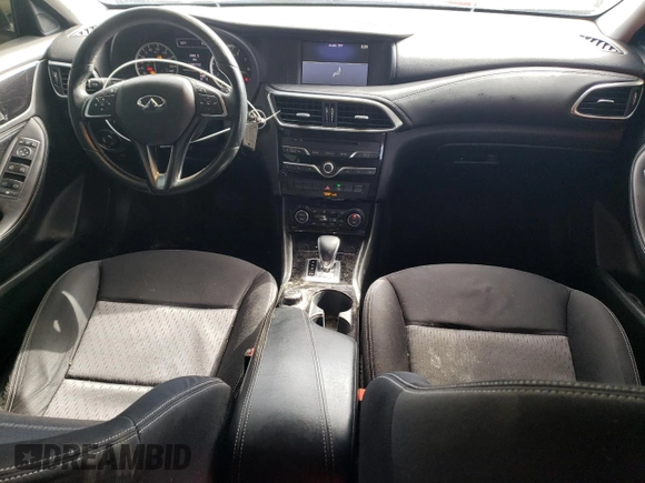 2017 Infiniti QX30 Sport with VIN SJKCH5CP3HA017499, listed as a Copart auction lot 46955954 with 100,772 mi miles. Bid and sale history available at carsss.com. Image 8.