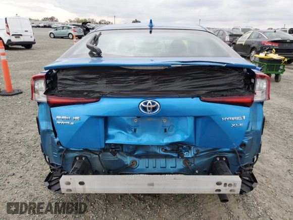 2019 Toyota Prius LE with VIN JTDL9RFU6K3003844, listed as a Copart auction lot 46900645 with 87,587 mi miles and Salvage Title. Bid and sale history available at DreamBid. Image 6.