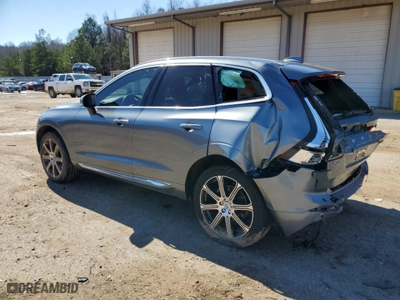 2021 Volvo XC60 Inscription with VIN YV4102RL9M1710816, listed as a Copart auction lot 45587435 with 50,466 mi miles and Salvage Title. Bid and sale history available at carsss.com. Image 2.