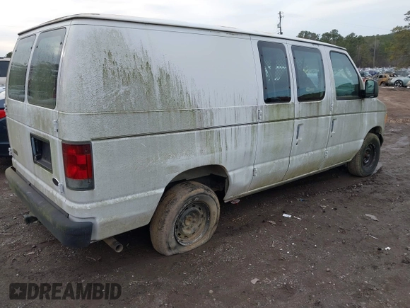 2003 Ford Econoline Cargo with VIN 1FTRE14203HB80127, listed as a IAAI auction lot 41462657 with 111,758 mi miles and . Bid and sale history available at DreamBid. Image 4.
