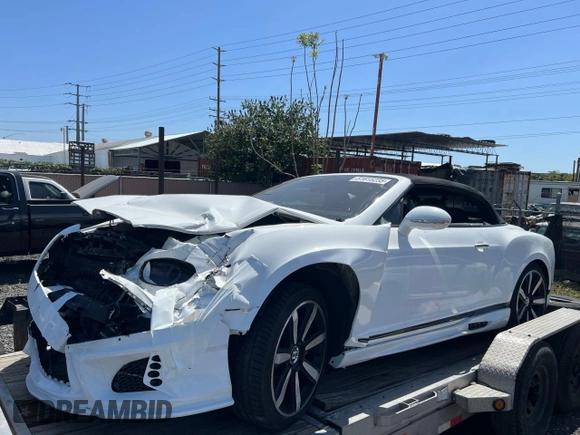 2013 Bentley Continental GT with VIN SCBGT3ZA8DC087043, listed as a Copart auction lot 57523435 with 55,293 mi miles and Clean Title. Bid and sale history available at DreamBid. Image 2.