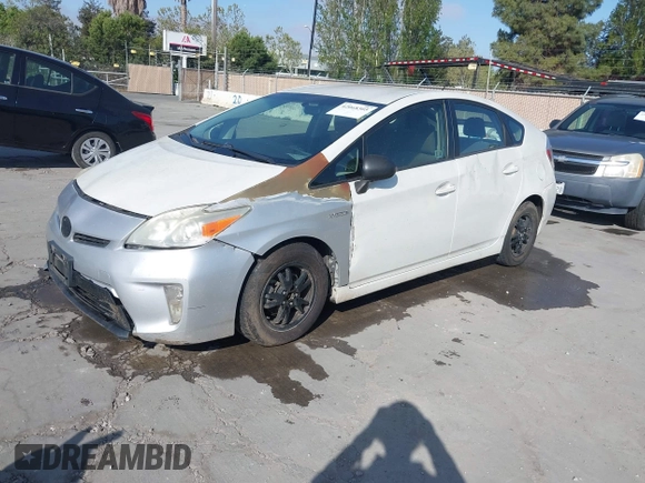 2014 Toyota Prius Four with VIN JTDKN3DU6E1776532, listed as a IAAI auction lot 42068305 with 196,228 mi miles. Bid and sale history available at carsss.com. Image 6.