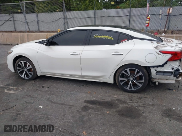 2018 Nissan Maxima SV with VIN 1N4AA6AP6JC366325, listed as a IAAI auction lot 39954805 with 66,206 mi miles and . Bid and sale history available at DreamBid. Image 15.