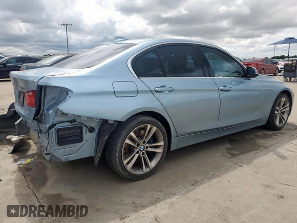 2015 BMW 3 Series 328i with VIN WBA3A5C51FF453710, listed as a Copart auction lot 58713295 with 186,395 mi miles and Salvage title. Bid and sale history available at DreamBid. Image 3.