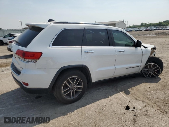 2019 Jeep Grand Cherokee Limited with VIN 1C4RJEBG5KC643232, listed as a Copart auction lot 58371565 with 106,423 mi miles and Salvage title. Bid and sale history available at DreamBid. Image 3.