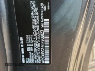 2016 BMW M4 with VIN WBS3U9C56GP968823, listed as a Copart auction lot 42912505 with 62,996 mi miles and Salvage Title. Bid and sale history available at carsss.com. Image 12.