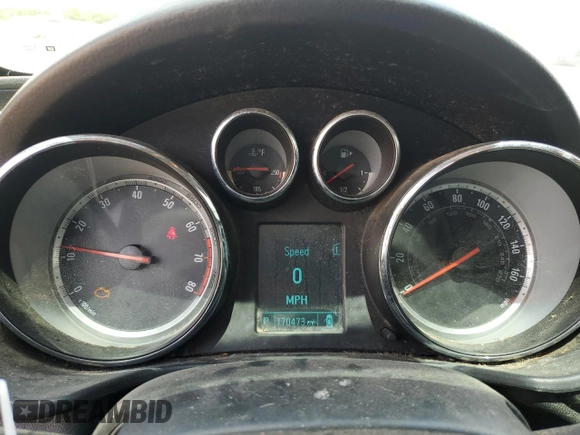 2012 Buick Regal with VIN 2G4GR5EK7C9146963, listed as a Copart auction lot 55975935 with 170,473 mi miles and Salvage title. Bid and sale history available at DreamBid. Image 9.