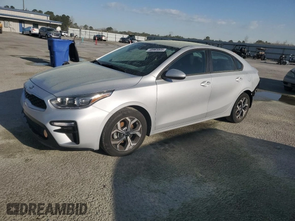 2021 Kia Forte LXS with VIN 3KPF24AD5ME389888, listed as a Copart auction lot 48965805 with 58,172 mi miles and Clean Title. Bid and sale history available at DreamBid. Image 1.