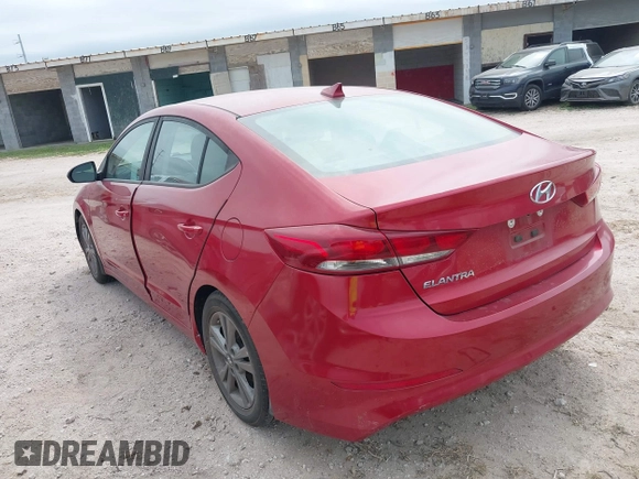 2018 Hyundai Elantra SEL with VIN 5NPD84LF2JH309765, listed as a IAAI auction lot 41945590 with 44,655 mi miles and . Bid and sale history available at DreamBid. Image 3.
