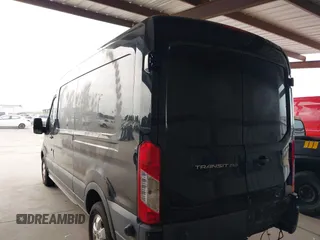 2017 Ford Transit with VIN 1FTYR2CM9HKB54645, listed as a IAAI auction lot 42077322 with 130,590 mi miles. Bid and sale history available at carsss.com. Image 3.