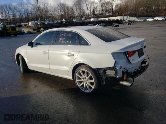 2016 Audi A3 2.0T Premium Plus with VIN WAUE8GFF0G1002481, listed as a Copart auction lot 37769374 with 98,743 mi miles. Bid and sale history available at carsss.com. Image 2.