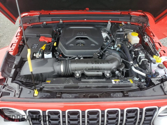 2025 Jeep Wrangler Sahara with VIN 1C4PJXEN0SW506260, listed as a Copart auction lot 46349375 with 2,824 mi miles and Clean Title. Bid and sale history available at DreamBid. Image 11.