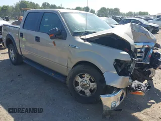 2010 Ford F-150 XL with VIN 1FTFW1EV3AKC51409, listed as a IAAI auction lot 42778961 with 186,706 mi miles and . Bid and sale history available at DreamBid. Image 1.