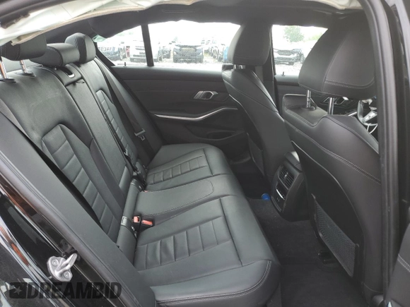 2022 BMW 3 Series 330i xDrive with VIN 3MW5R7J07N8C52051, listed as a Copart auction lot 59055745 with Not provided miles and Salvage title. Bid and sale history available at DreamBid. Image 10.