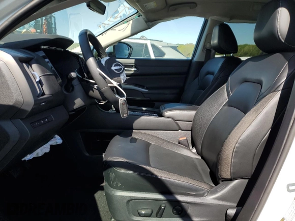 2023 Nissan Pathfinder SL with VIN 5N1DR3CB6PC203078, listed as a Copart auction lot 52146575 with 43,014 mi miles and Salvage title. Bid and sale history available at DreamBid. Image 7.