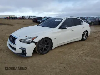 2018 Infiniti Q50 Sport with VIN JN1EV7AP5JM359885, listed as a Copart auction lot 49888835 with 121,198 mi miles and Salvage Title. Bid and sale history available at carsss.com. Image 1.