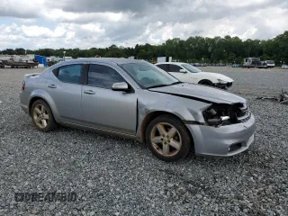 2013 Dodge Avenger SXT with VIN 1C3CDZCB5DN702864, listed as a Copart auction lot 59860115 with 168,087 mi miles and Salvage title. Bid and sale history available at DreamBid. Image 4.