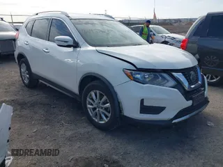 2019 Nissan Rogue SV with VIN KNMAT2MT8KP511526, listed as a IAAI auction lot 41245873 with 89,825 mi miles. Bid and sale history available at carsss.com. Image 1.