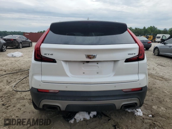 2020 Cadillac XT4 FWD Premium Luxury with VIN 1GYFZCR41LF060002, listed as a Copart auction lot 55750225 with 38,215 mi miles and Salvage title. Bid and sale history available at DreamBid. Image 6.