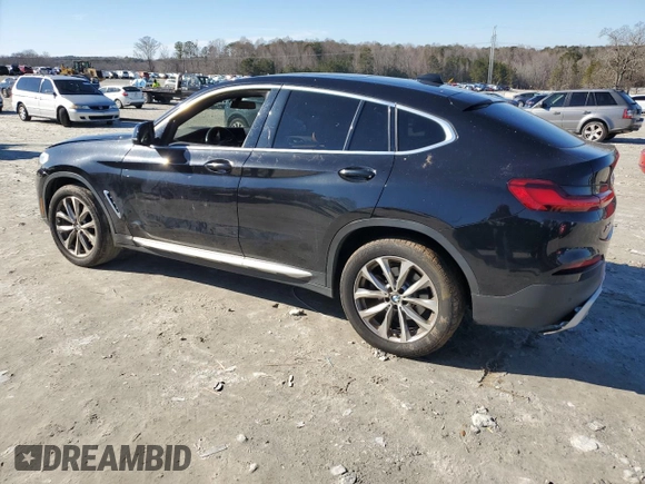 2019 BMW X4 xDrive30i with VIN 5UXUJ3C50KLG51848, listed as a Copart auction lot 43208485 with 130,340 mi miles and Salvage Title. Bid and sale history available at carsss.com. Image 2.