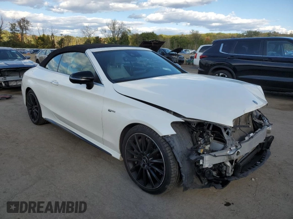 2018 Mercedes-Benz C 43 AMG with VIN WDDWK6EB5JF681780, listed as a Copart auction lot 75207094 with 91,484 mi miles and Salvage title. Bid and sale history available at DreamBid. Image 4.