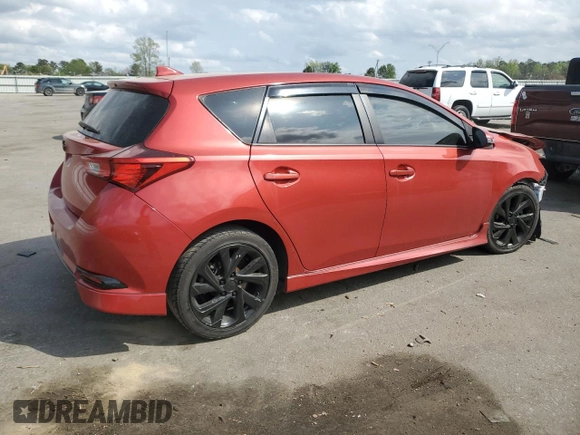 2016 Scion iM z VIN JTNKARJE6GJ521096, wystawiony jako Copart lot #51592185 z przebiegiem 105 865 mil mil oraz Szkoda całkowita • Salvage title. Historia ofert i sprzedaży dostępna na DreamBid. Obrazek 3.