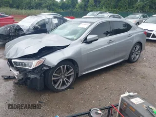 2020 Acura TLX w/Technology Pkg with VIN 19UUB3F49LA003325, listed as a IAAI auction lot 40046774 with 37,801 mi miles. Bid and sale history available at carsss.com. Image 2.