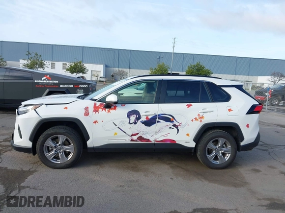 2023 Toyota RAV4 Hybrid XLE with VIN JTMRWRFV3PD205098, listed as a IAAI auction lot 41845095 with 22,908 mi miles. Bid and sale history available at carsss.com. Image 14.