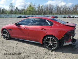 2018 Jaguar XE with VIN SAJAM4FVXJCP41115, listed as a Copart auction lot 55091015 with 46,458 mi miles and Salvage Title. Bid and sale history available at DreamBid. Image 2.