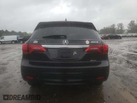 2016 Acura MDX w/Advance with VIN 5FRYD4H99GB059785, listed as a Copart auction lot 50500753 with 0 mi miles. Bid and sale history available at carsss.com. Image 6.