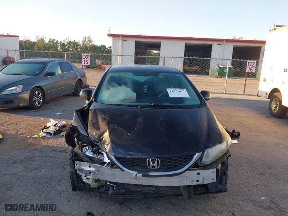 2013 Honda Civic Sdn LX with VIN 19XFB2F50DE007496, listed as a IAAI auction lot 41821617 with 200,027 mi miles. Bid and sale history available at carsss.com. Image 6.