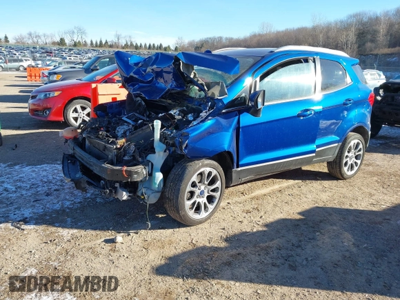 2019 Ford EcoSport Titanium with VIN MAJ3S2KE8KC253571, listed as a IAAI auction lot 41423542 with 123,392 mi miles and . Bid and sale history available at DreamBid. Image 2.